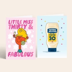 Example card for 30th