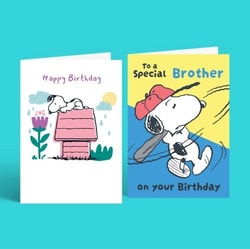 Example card for Snoopy